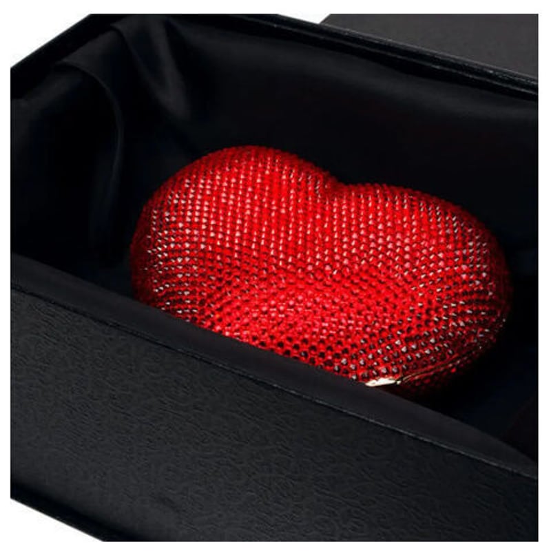 最終値下げ キラキラ 宝石 ハート クラッチバッグ 赤 レディース 高級パーティーバッグ クラッチバッグ ラインストーン 結婚