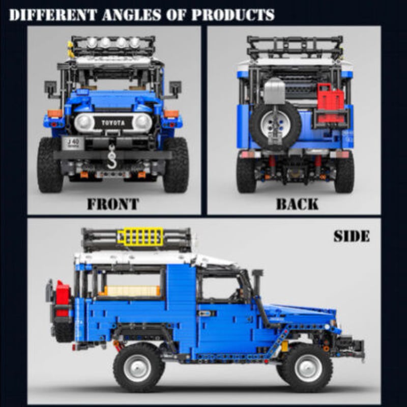 レゴテクニック互換 TOYOTA ランクル トヨタ ランドクルーザー FJ40 