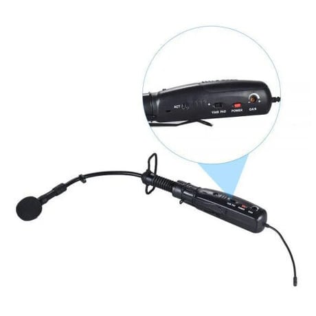 受信機と送信機を備えたポータブルUHF楽器 ワイヤレスマイクシステムサックス サックス用 32チャンネル サクソフォン