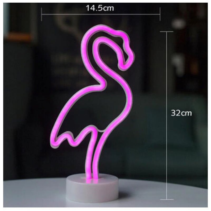 ネオンライト】 フラミンゴ ピンク色 ネオンサイン 管 バー CLUB