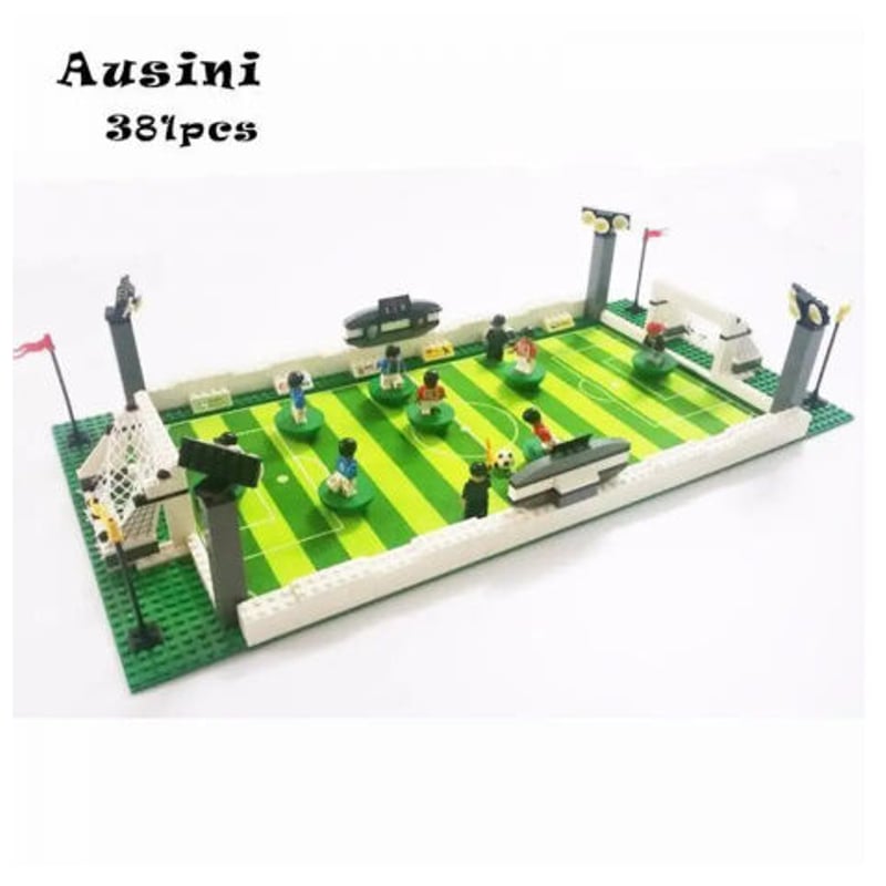 LEGO レゴ 互換 381pcs ワールドカップ サッカースタジアム ミニフィグ 