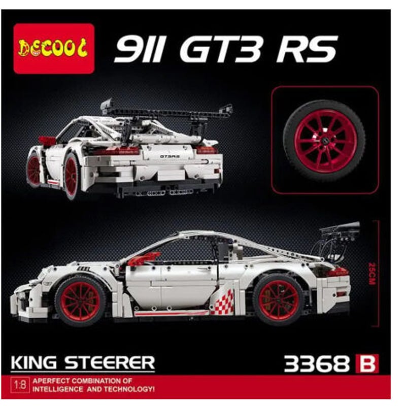 レゴ互換 42056 テクニック ポルシェ 911 GT3 RS ３色 ブロック 車 LEGO...