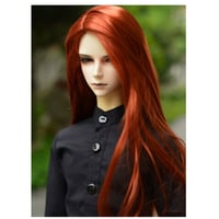 BJD ウィッグ 1/3 長髪 ロングヘアー カーリー 4色 球体関節人形 カスタムドール 人形用 かつら 髪 耐熱 DD SD MSD YOSD