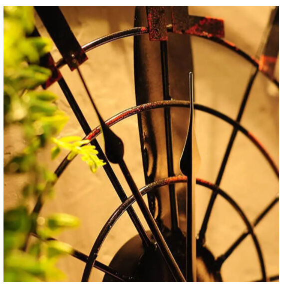 時計 壁掛け 扇風機モデル ヴィンテージ レトロ アンティーク DIY