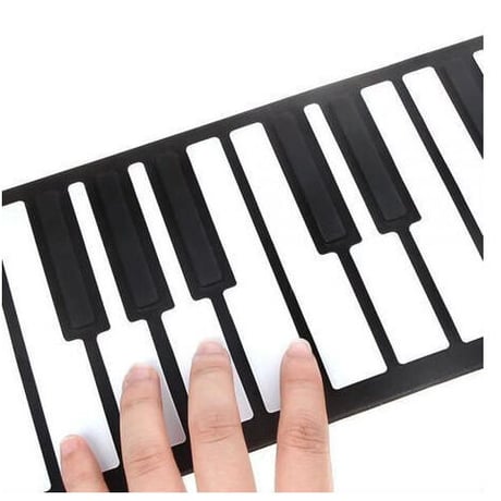 88鍵盤 キーボード ハンドロールピアノ 電子ピアノ ピアノ 軽量 くるくる巻いてコンパクトに収納！USB MIDI 電子キーボード