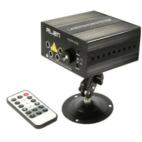 エイリアン RGBミニレーザープロジェクターライト 96パターン DJ ディスコ パーティー 舞台照明 LED 照明器具