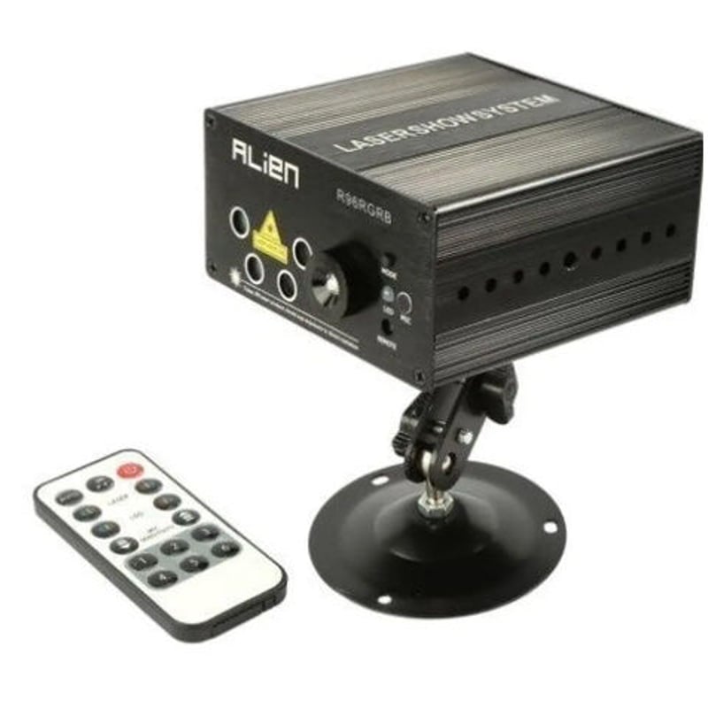 エイリアン RGBミニレーザープロジェクターライト 96パターン DJ