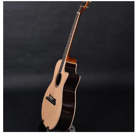高級 木製 アコースティックギター 40インチ ソリッドウッド