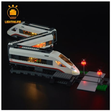 レゴ シティ 60051 ハイスピードパッセンジャートレイン 互換 LEDライトキット バッテリーボックス ライトアップセット