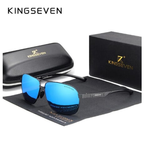 【N7188】 KINGSEVEN 2020 メンズ 偏光サングラス UV400 ポラロイド 高品質アルミニウムフレーム 海外トップブランド 高級 軽量 モデル【選べる3色】