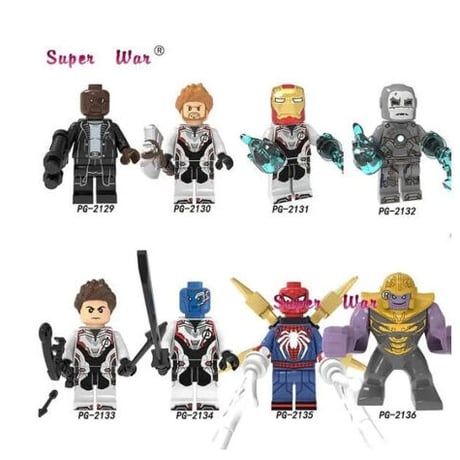 LEGO風 レゴ互換 アベンジャーズ 8体セット 15パターンから選択可能 アメコミ マーベル