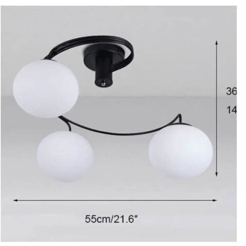 天井照明 北欧 シャンデリア 3灯 シーリングライト 照明器具 おしゃれ