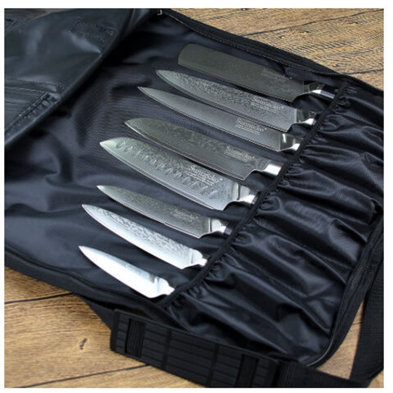 Sunnecko 包丁ケース 持ち運び便利 料理人 調理師 キャンプ 包丁入れ