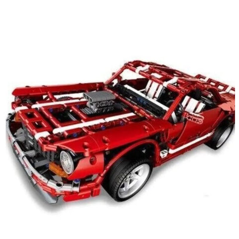 レゴ互換 フォード マスタング 2000ピース マッスルカー ブロック