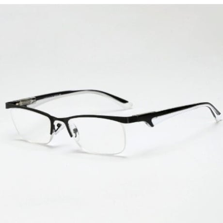 ステンレス鋼    ファッション ハーフ フレーム 老眼鏡