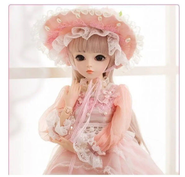 フランス人形 西洋 球体関節 お姫様 お嬢様 女の子 BJD 帽子ロングヘア 球体関節人形 BJD 衣装付き お姫様 お嬢様 女の子 フルビニール