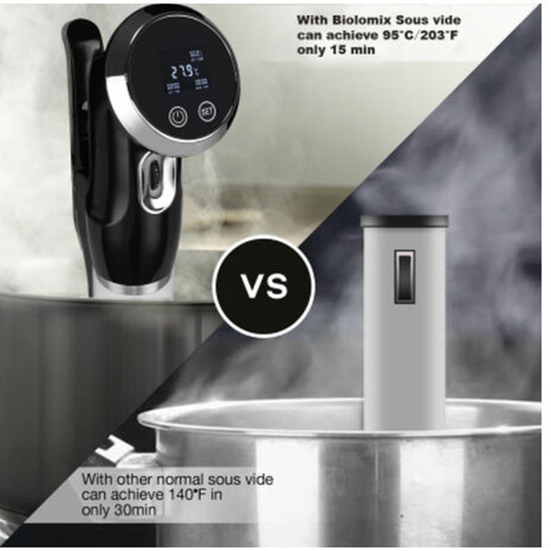 Biolomix 低温調理器 スロークッカー 1500W 100-130V 低温調理 真空調理