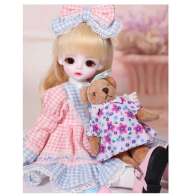 球体関節人形 BJD 1/6 フルセット 本体＋眼球＋服＋靴＋ウィッグ＋