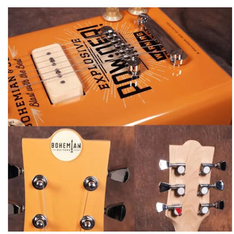 美品】ボヘミアンbohemian オイル缶ギター ハードケース付き 【公式通販】