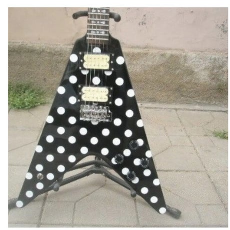 フライングV ランディローズ レプリカ ノーブランド オジー オズボーン エレキギター ギタリスト バンド コレクション アイテム