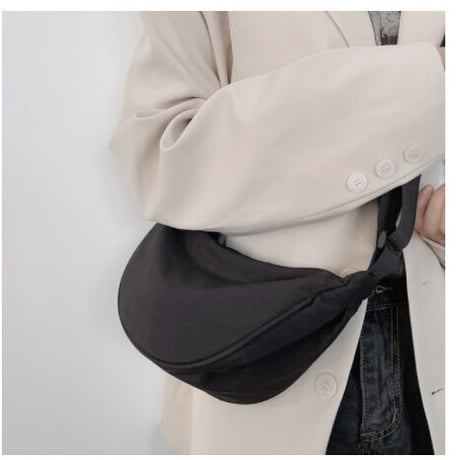 クレッセント キャンバス ボディバッグ  【4色展開】
