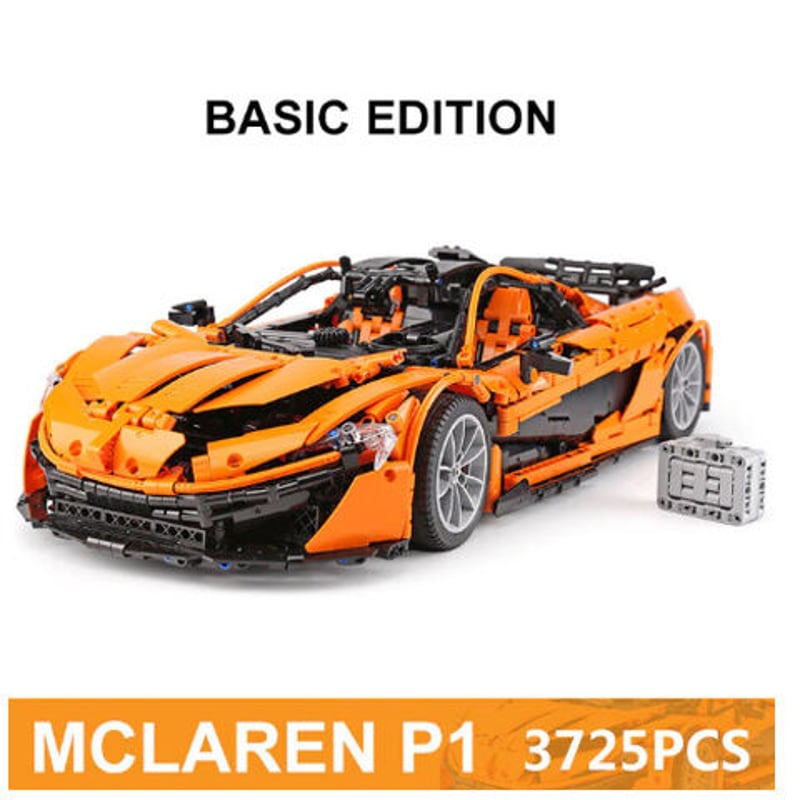 レゴテクニック 互換 マクラーレン P1 3725ピース LEGO互換品 オレンジ