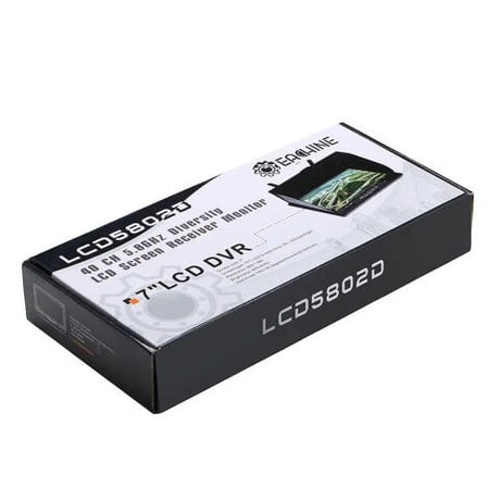 Eachine 5802D 5.8G 40CH DVR内蔵 7インチ FPV モニター ドローン空撮 ラジコンヘリ ラジヘリ