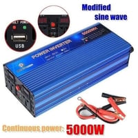 車のインバータ 12ボルト220ボルト 5000ワット インバータ 正弦波電圧 トランスダブル led デジタル表示