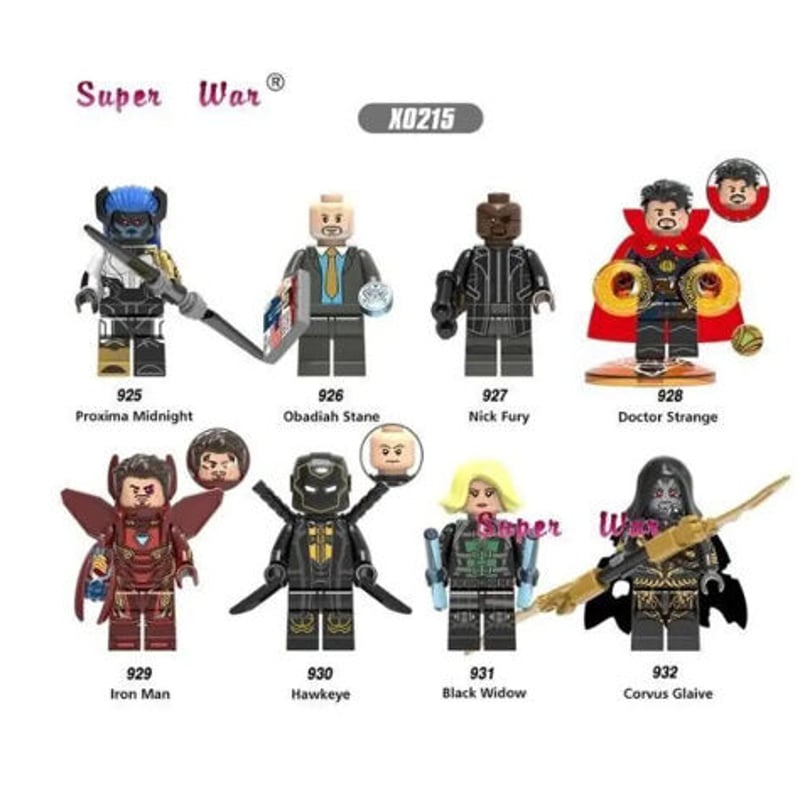 LEGO風 レゴ互換 アベンジャーズ 8体セット 10パターンから選択可能