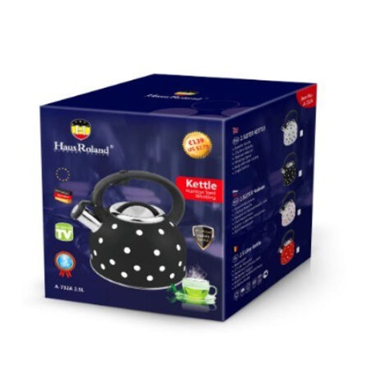 4色展開】ドット デザイン やかん カラフル ステンレス鋼 ケトル