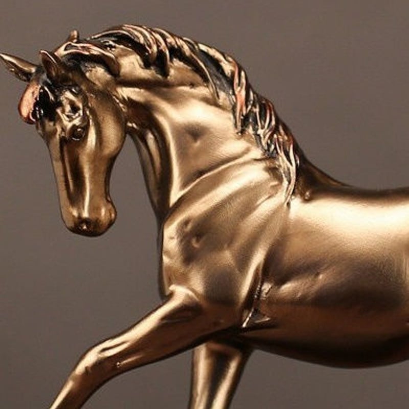 ヴィンテージ風 馬 彫刻 像 置物 | World Planet Market