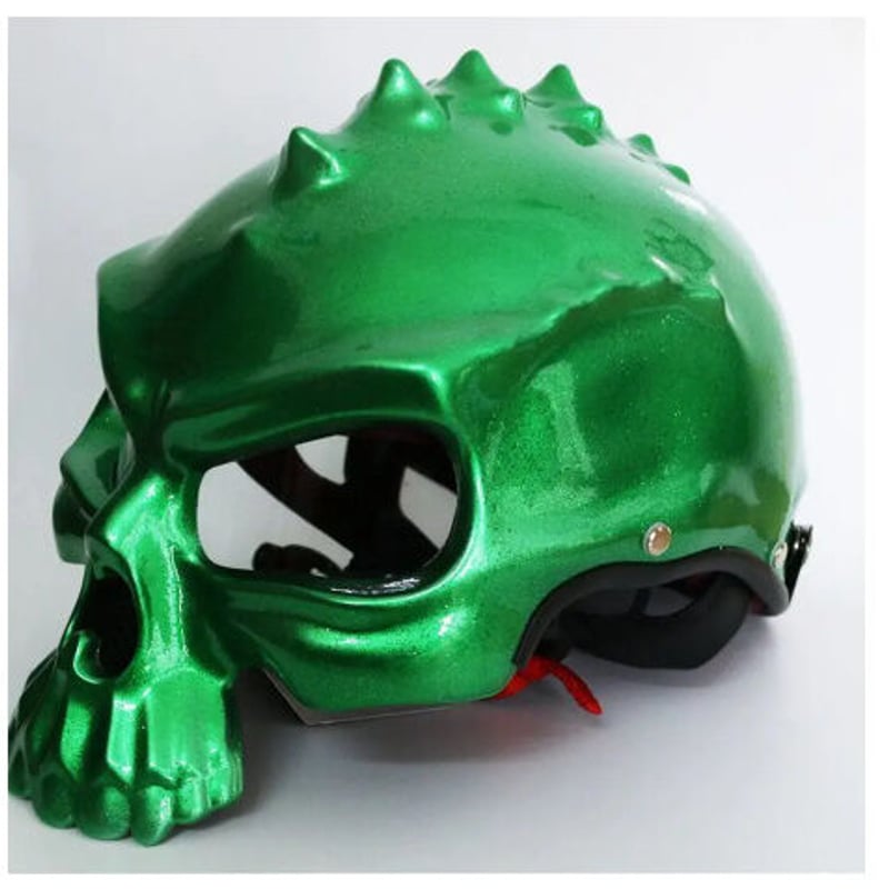 ドクロ スカル スタイル ヘルメット 半ヘル スノボ スノーボード