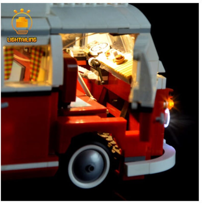 レゴ 10220 フォルクスワーゲン T1 キャンパーヴァン 互換 LED