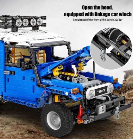 レゴテクニック互換 TOYOTA ランクル トヨタ ランドクルーザー FJ40 