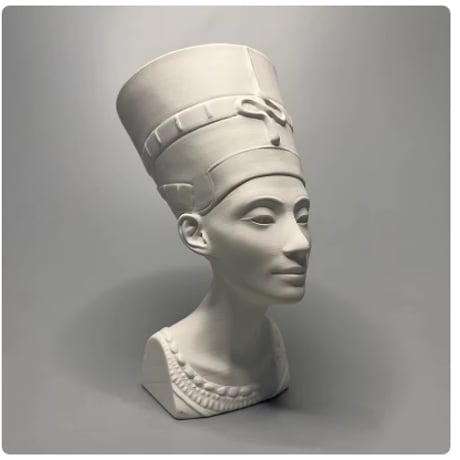 【オブジェ】 置物 王妃 ネフェルティティ 第18王朝 胸像 エジブト 歴史 Nefertiti  5ピアストル ベルリン博物館