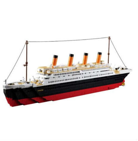 レゴ互換 タイタニック 豪華客船 巨大 全長65cm 1021ピース LEGO互換品