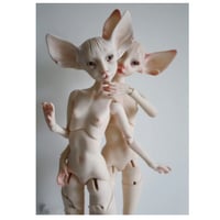 球体関節人形 Constantine 動物 アニマル BJD 1/4 本体＋眼球＋メイクアップ済み カスタムドール 手作り 選べる8色