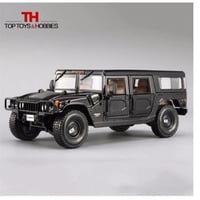 1/18 ハマー H1 ジープ ダイキャストカー 黒 ブラック 人気 ミニカー 趣味 ガレージ コレクション ディスプレイ ホビー