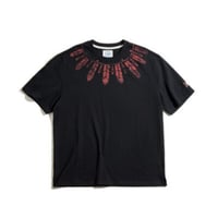 ネイティブインディアン フェザー ラウンドネック Tシャツ[2色展開]