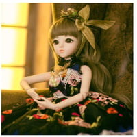 球体関節人形 メイク済 BJD コスプレ 本体＋服＋靴＋眼球＋ウィッグ 1/3 女の子 美少女 ハンドメイド 60cm
