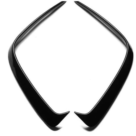 1ペア ベンツ用 バンパースプリッター スポイラー カナード 塗装 ABS後部 W176/A200/A250/A45 AMG 2013-2016 BENZ