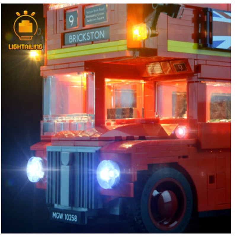 レゴ 10258 ロンドンバス 互換 LEDライトキット バッテリー