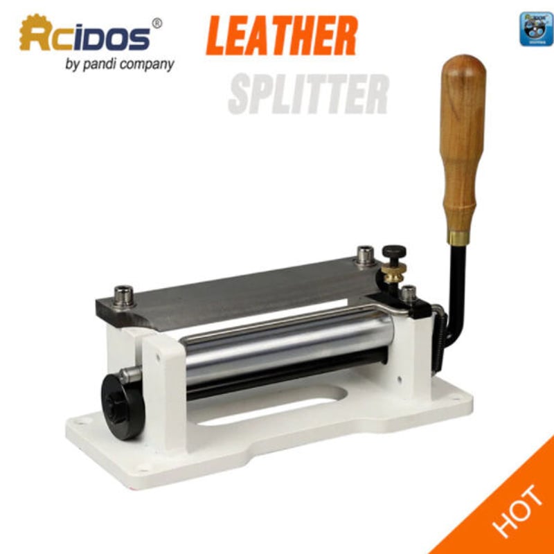 業務用 DIY 手動革漉き機 レザースプリッター 刃幅15cm 6インチRCIDOS