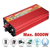 高精度電圧安定化技術 インバーター 連続出力4000W 瞬間最大8000W 入力DC12V 出力AC110V