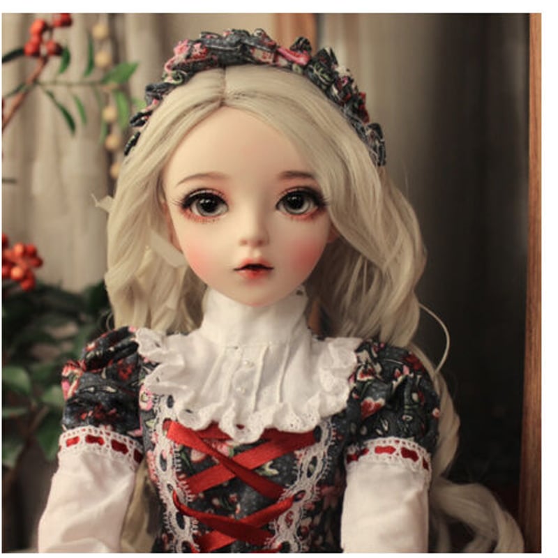花柄の可愛い衣装】 BJD フルセット 1/3 美少女 60cm 球体関節人形
