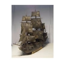 木製船 モデルキット 黒真珠 木製船模型 3Dレーザーカット DIY 1/96 サイズ