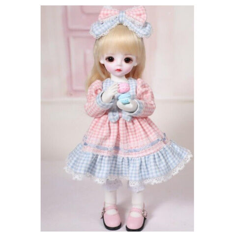 球体関節人形 BJD 1/6 フルセット 本体＋眼球＋服＋靴＋ウィッグ＋