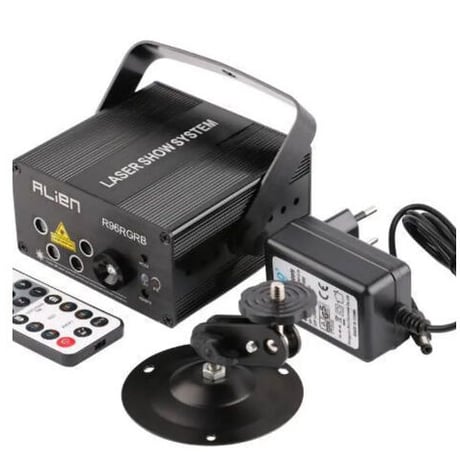 エイリアン RGBミニレーザープロジェクターライト 96パターン DJ ディスコ パーティー 舞台照明 LED 照明器具