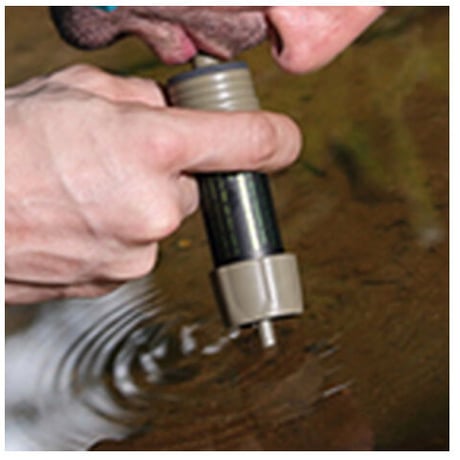 Miniwell 浄水器 ポータブル 除去率 99.99999％ 高性能フィルター 携帯 持ち運び可能 便利 コンパクト アウトドア サバイバル 災害対策