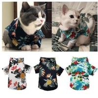 猫服  アロハシャツ